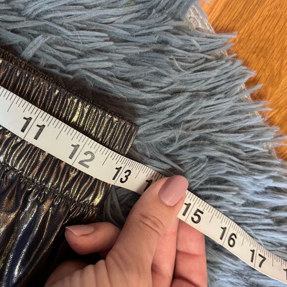 Zara Metallic Balloon Style Pull On Pants Size S - Picture 5 of 7